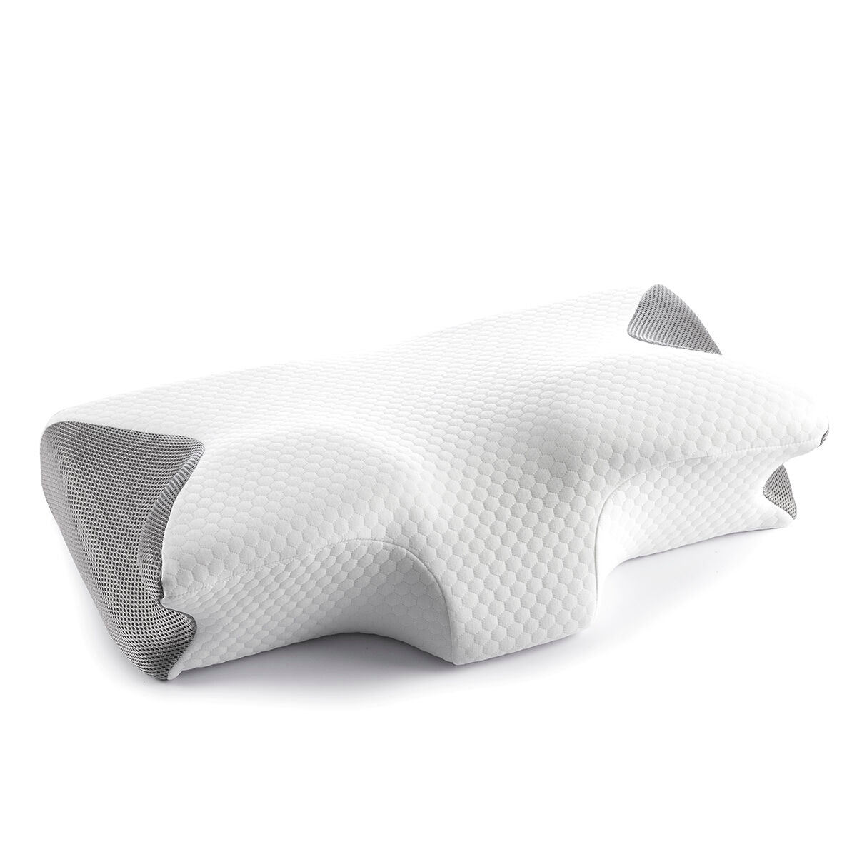 Viscoelastisches Nackenstützkissen mit ergonomischen Konturen