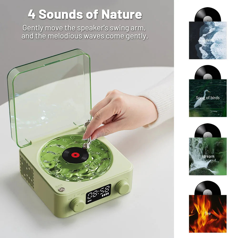 NNEDSZ White, KW03 Bluetooth Sleep Sound Machine - Retro Design with 1500mAh Battery-1